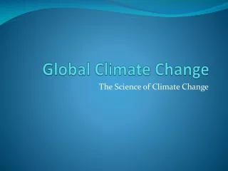 Global Climate Change