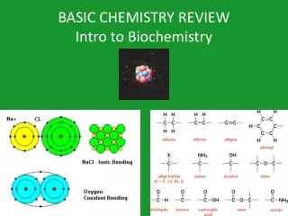 BASIC CHEMISTRY REVIEW Intro to Biochemistry