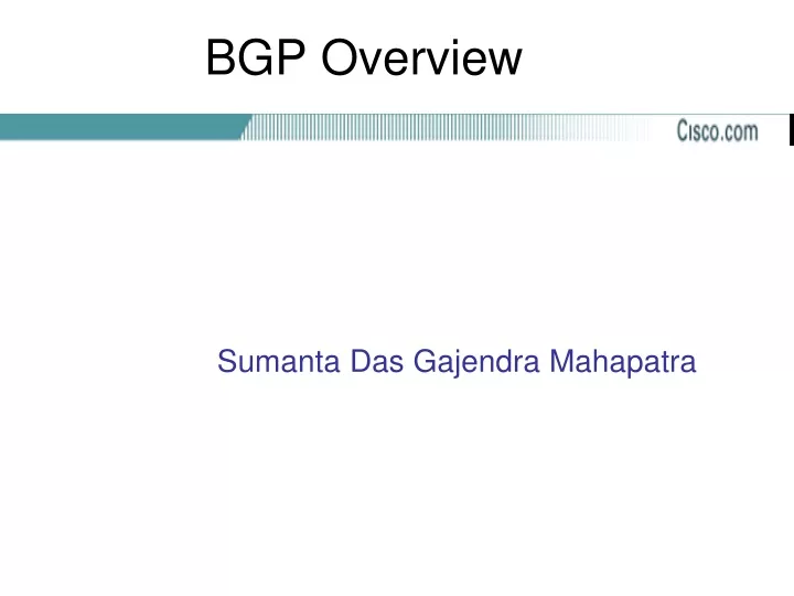 bgp overview