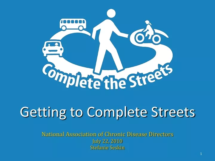 getting to complete streets