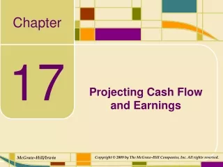 Projecting Cash Flow and Earnings