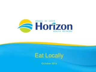 Eat Locally