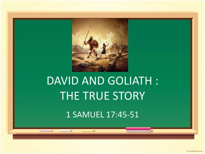 david and goliath the true story