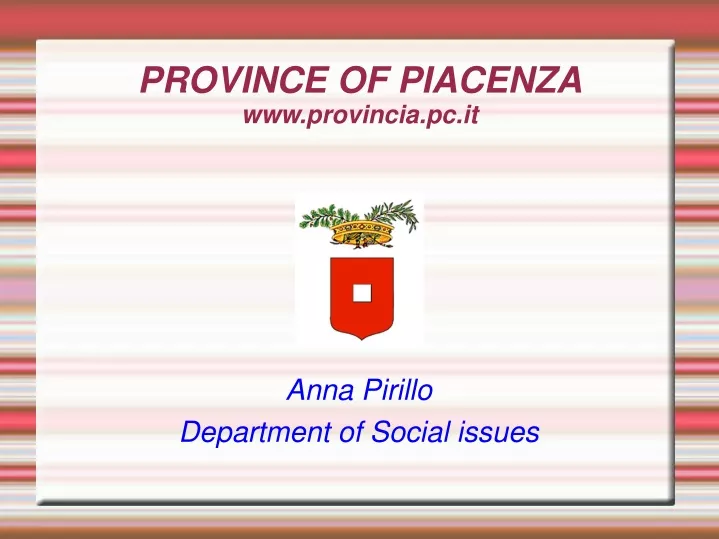 province of piacenza www provincia pc it