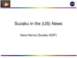 Suzaku in the (US) News