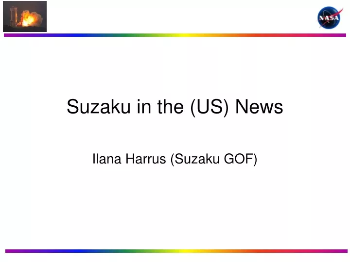 suzaku in the us news