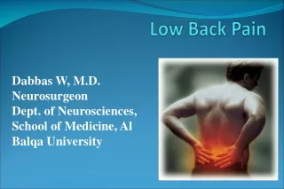 Low  Back Pain