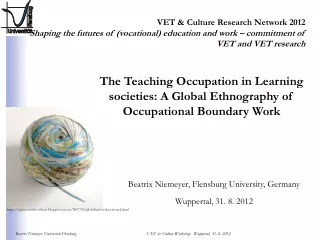 The Teaching Occupation in Learning societies: A Global Ethnography of Occupational Boundary Work