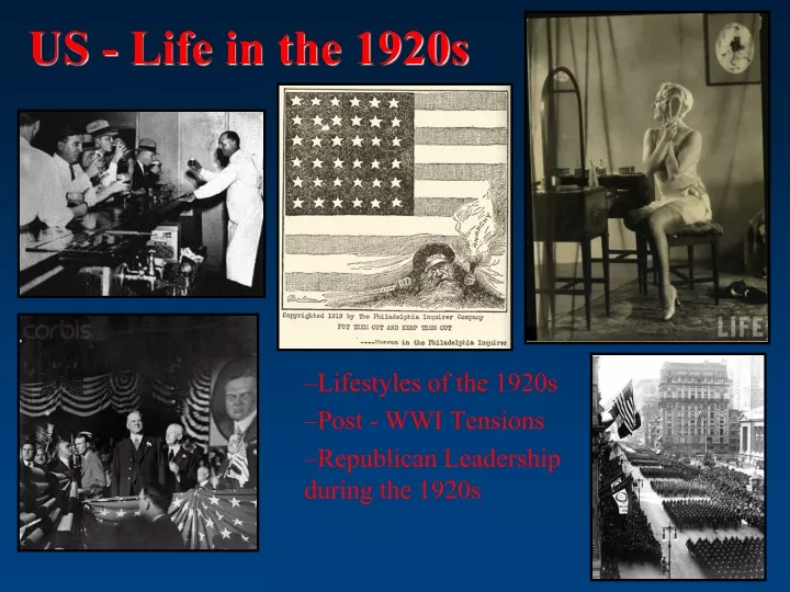 us life in the 1920s