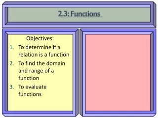 2.3: Functions
