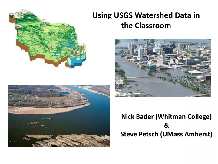 using usgs watershed data in the classroom