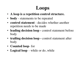 Loops