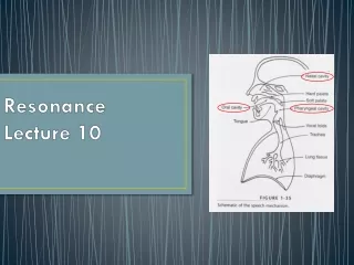 Resonance Lecture 10