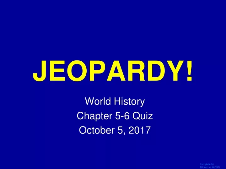 jeopardy