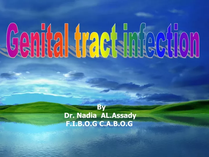 genital tract infection