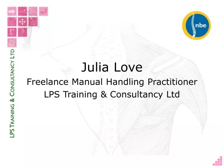 julia love freelance manual handling practitioner