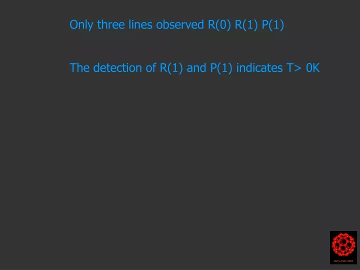only three lines observed