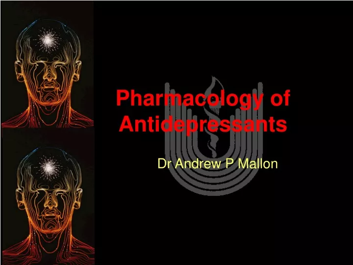 pharmacology of antidepressants