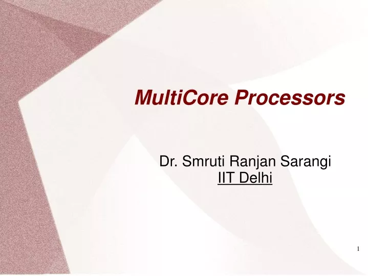 multicore processors