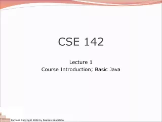 CSE 142