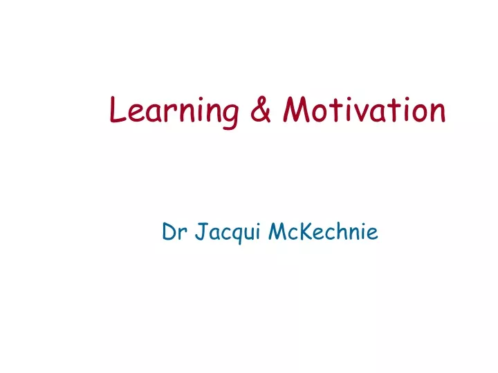 dr jacqui mckechnie