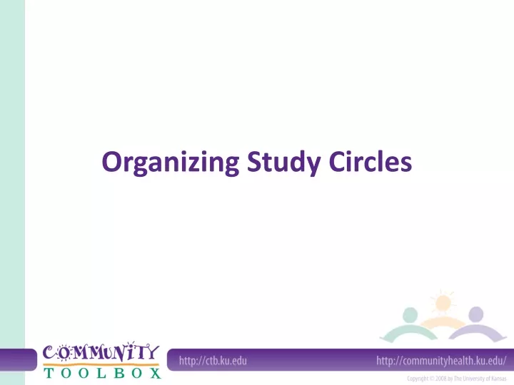 organizing study circles
