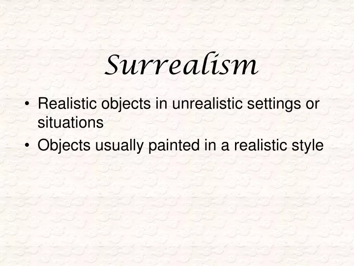 surrealism