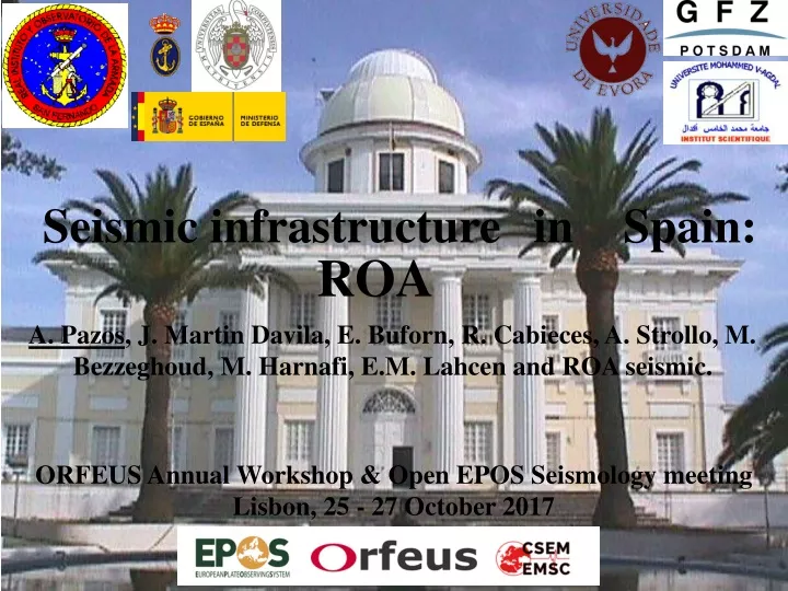seismic infrastructure in spain roa