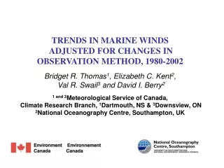 Trends in Marine Winds