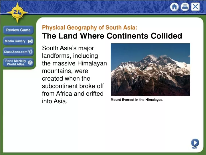 physical geography of south asia the land where