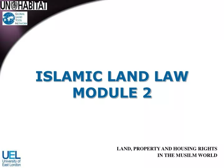 islamic land law module 2