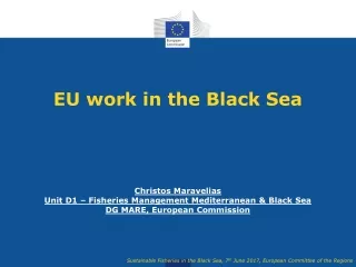 EU work in the Black Sea