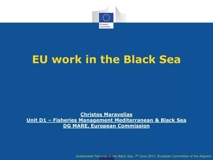 eu work in the black sea