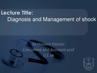 Dr.Hossam  Hassan Consultant and Assistant  prof D.E.M
