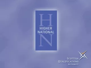 Modernising Scottish Higher National Provision (MSHNP)