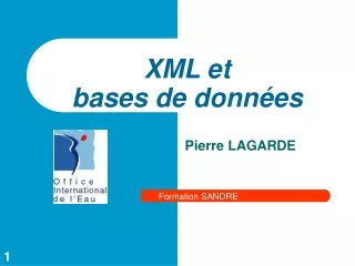XML et  bases de données