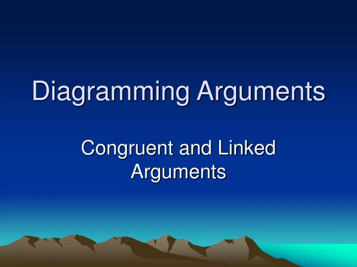 diagramming arguments