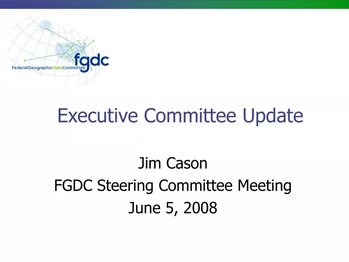 executive committee update