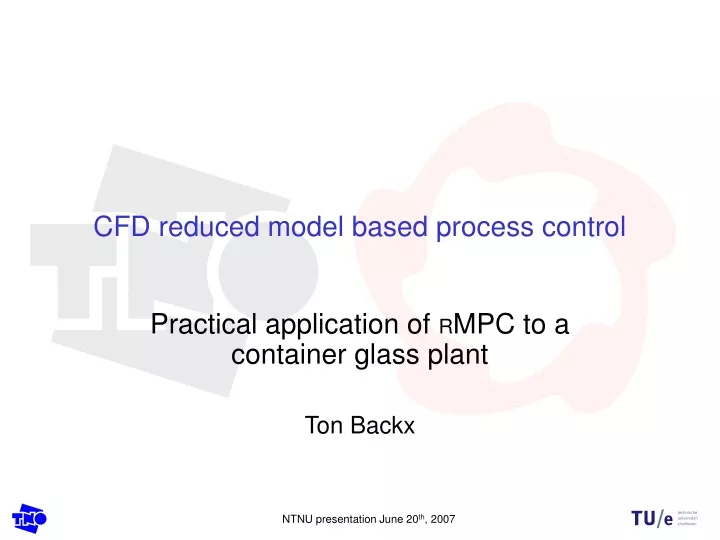 cfd reduced model based process control