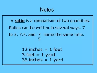 A  ratio  is a comparison of two quantities.