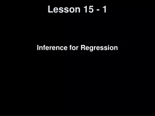 Lesson 15 - 1