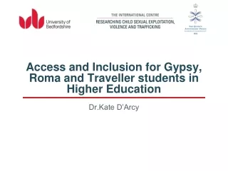 Access and Inclusion for Gypsy, Roma and Traveller students in Higher Education