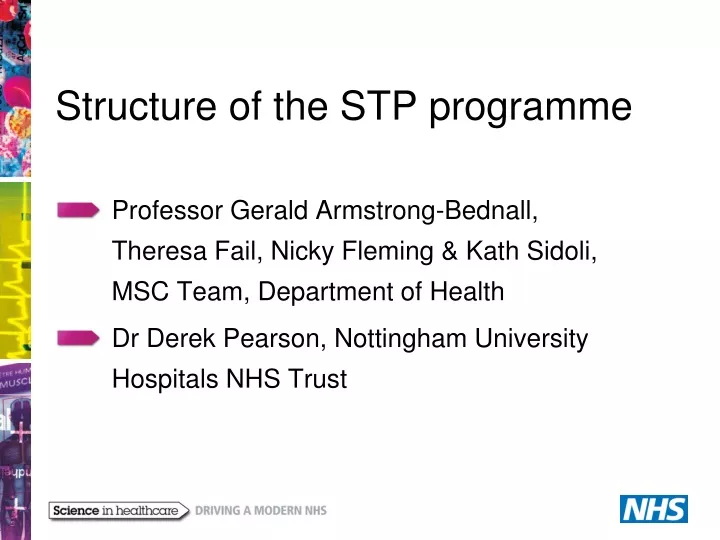 structure of the stp programme