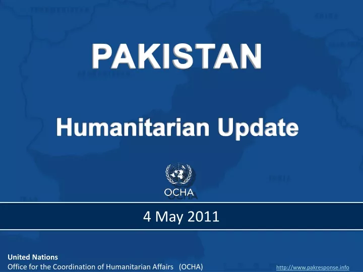 pakistan humanitarian update