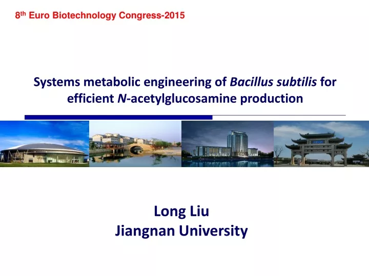 8 th euro biotechnology congress 2015