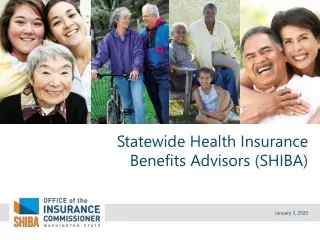 Statewide Health Insurance  Benefits Advisors (SHIBA)