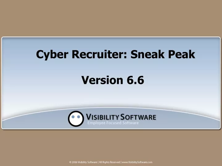 cyber recruiter sneak peak