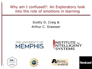 Why am I confused?: An Exploratory look into the role of emotions in learning