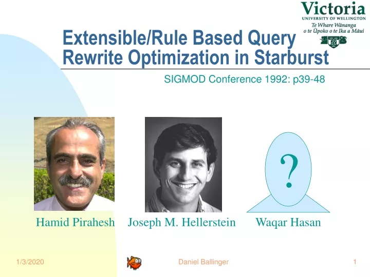extensible rule based query rewrite optimization in starburst