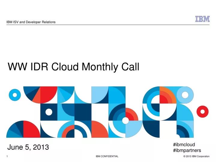 ww idr cloud monthly call